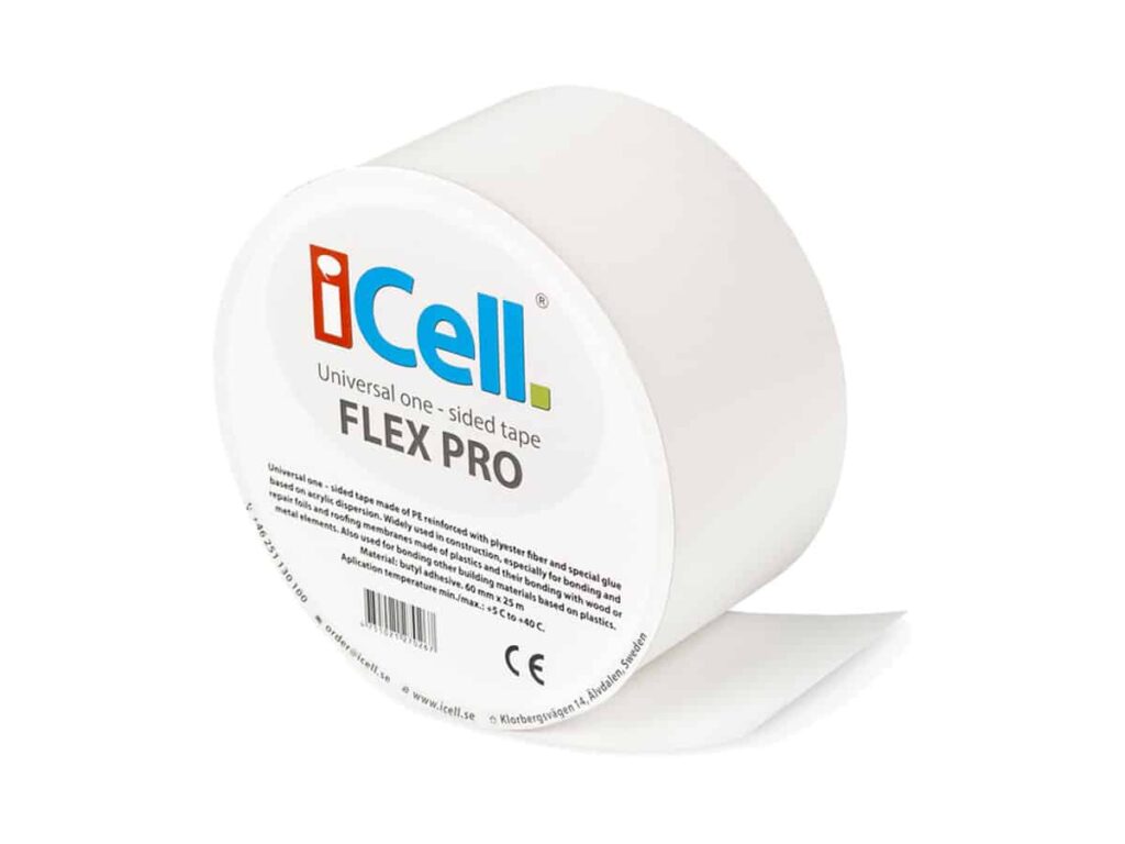iCell Tejp Flex Pro 60 mm bred, 25 meter